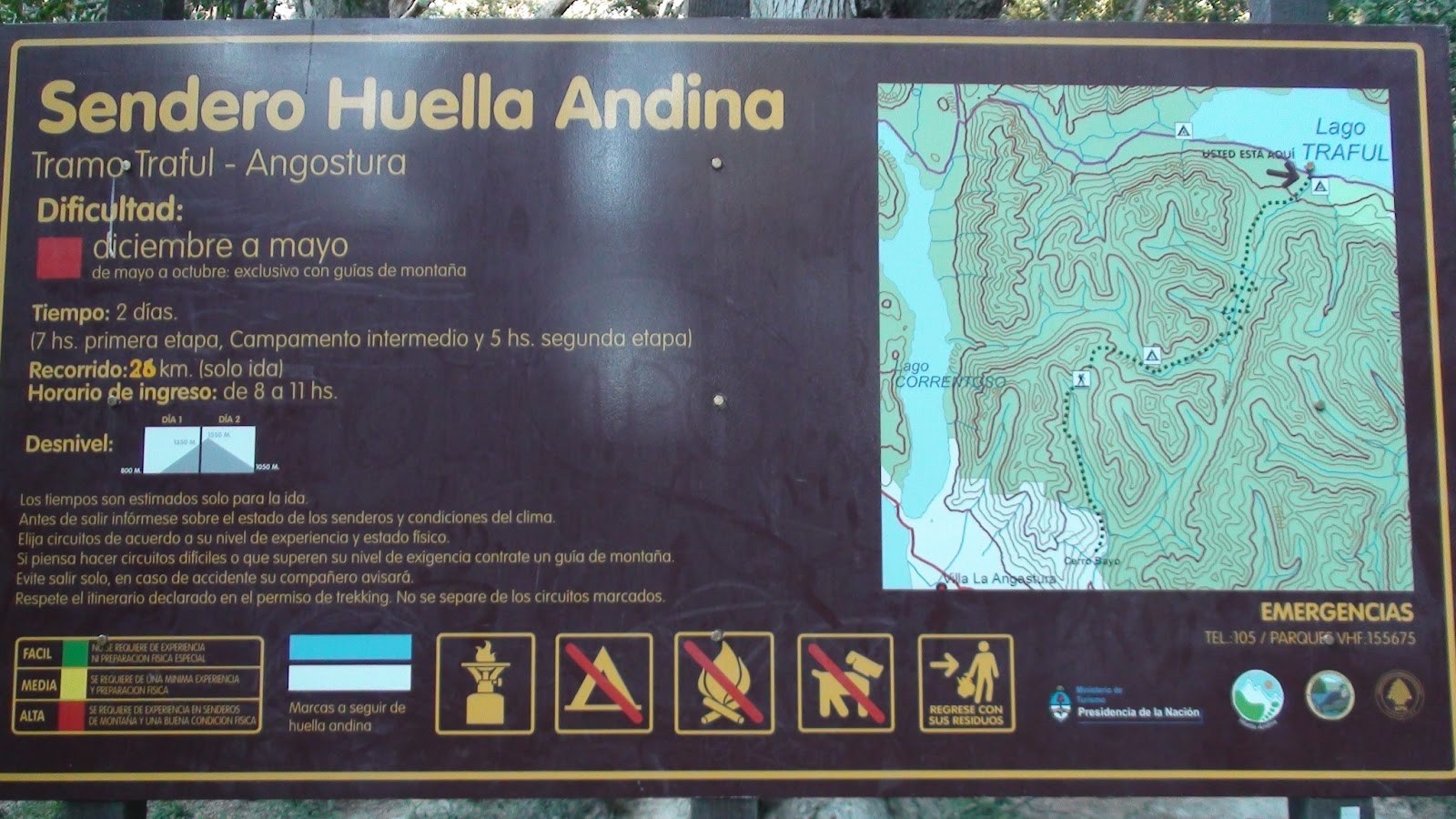 Senda Traful – Angostura (Trekking – Senderismo)